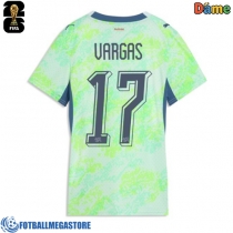Fotballdrakt Dame Sveits Ruben Vargas #17 Bortedrakt VM 2026 Kortermet